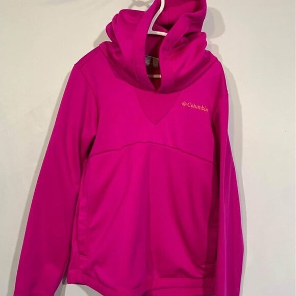 𝅺⭐️columbia girls pullover. Bright pink/magenta. Hooded with pockets. New c… - Picture 2 of 10
